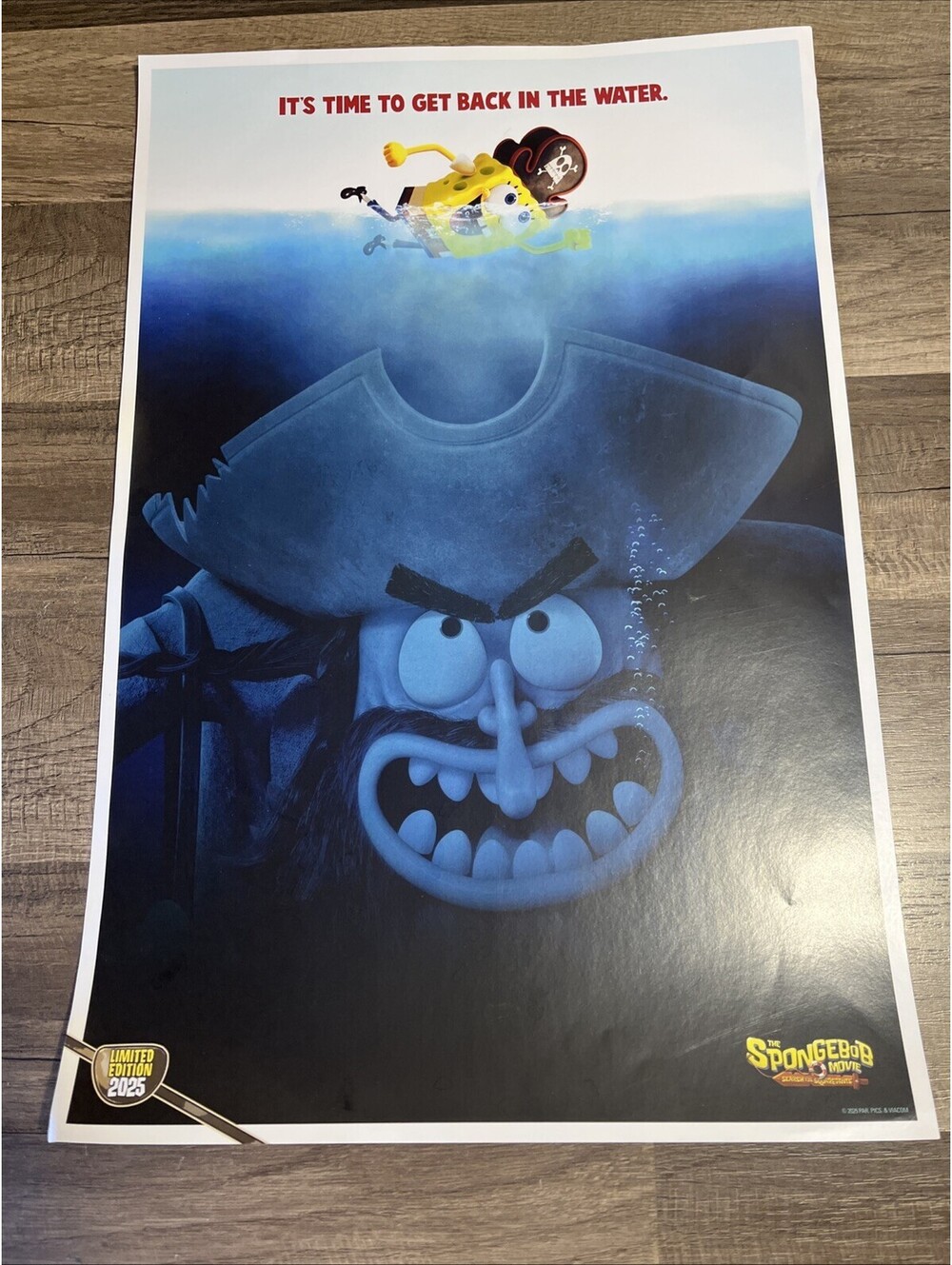 The SpongeBob Limited Edition Movie Poster 18 x 12